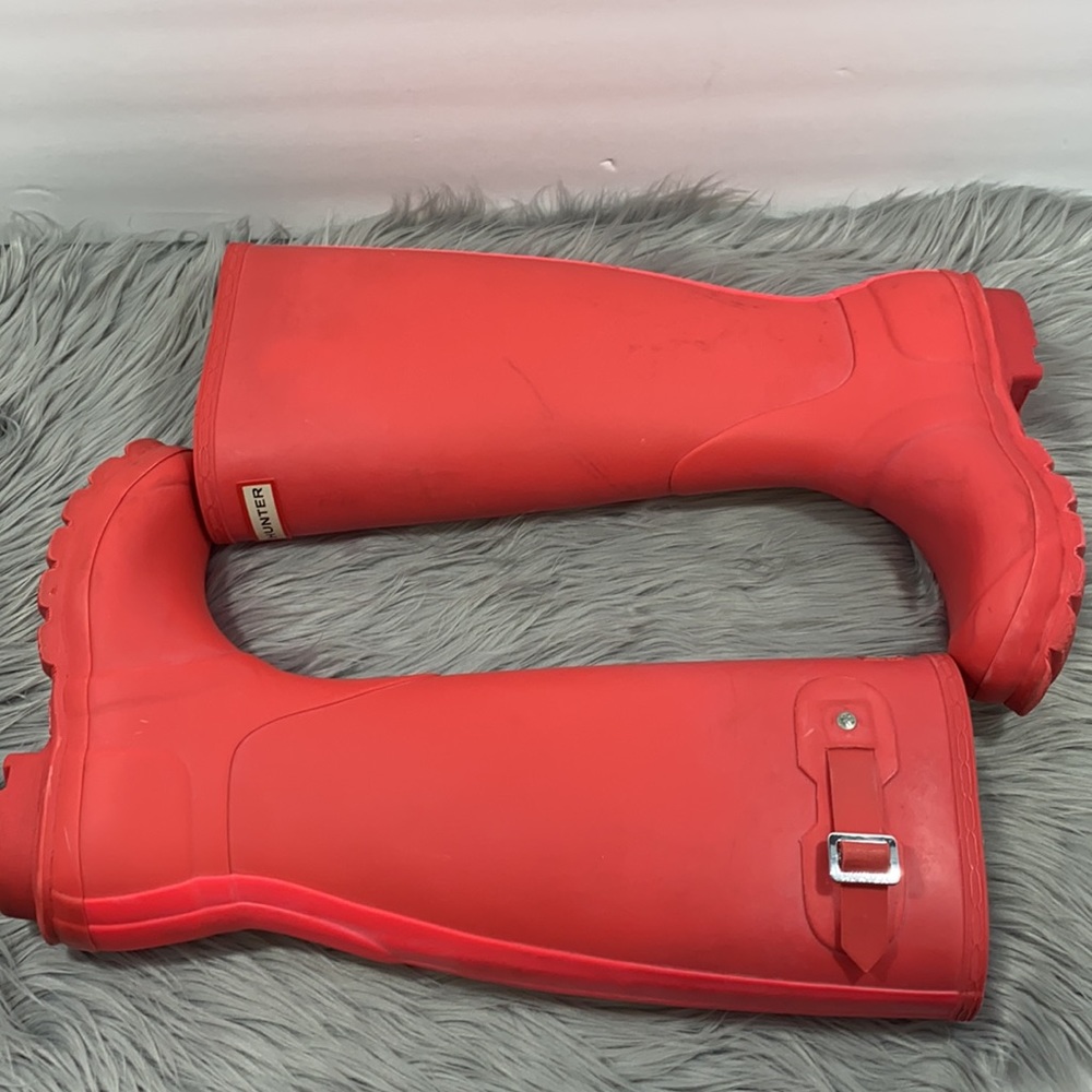 Hunter Original Stripe Tall Boot Size 5 - image 4